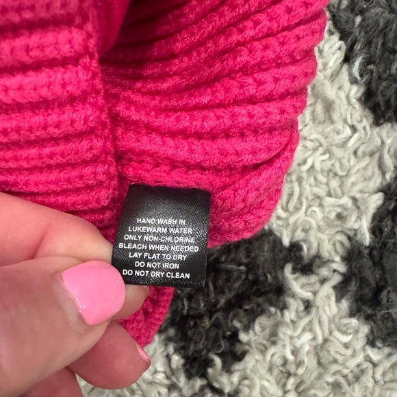 Francesca's Collections Pink Smiley Face pink Beanie- fun for all ages😀zoom in: - Picture 7 of 7